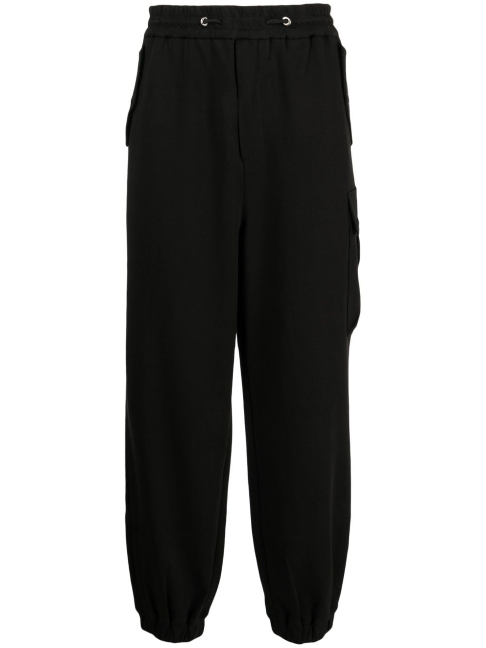 ZZERO BY SONGZIO Panther multiple-pocket strack pants - Black von ZZERO BY SONGZIO