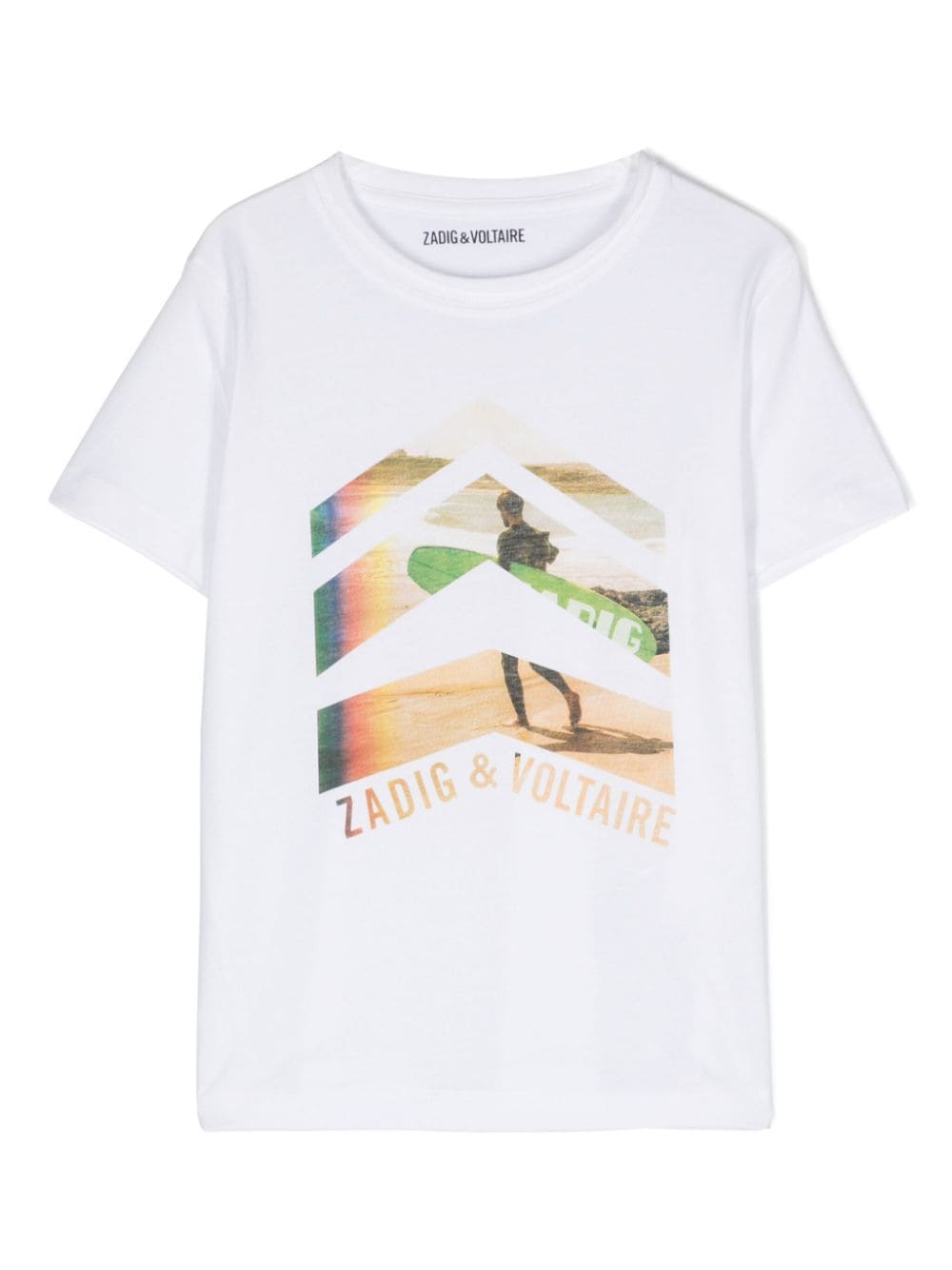 Zadig & Voltaire Kids graphic-print cotton T-shirt - White von Zadig & Voltaire Kids