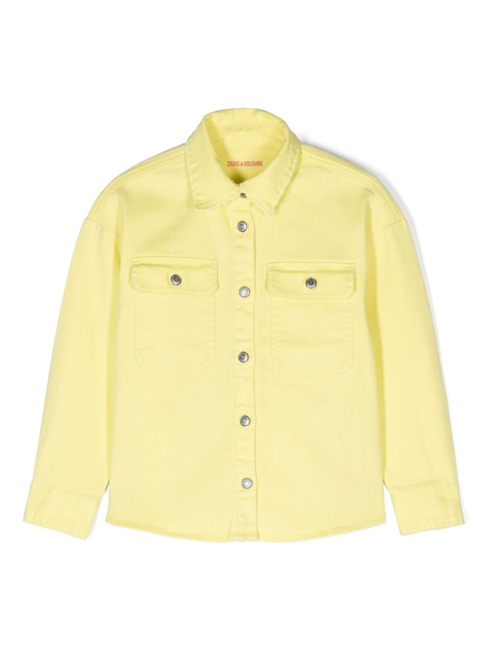 Zadig & Voltaire Kids wings-print denim jackets - Yellow von Zadig & Voltaire Kids