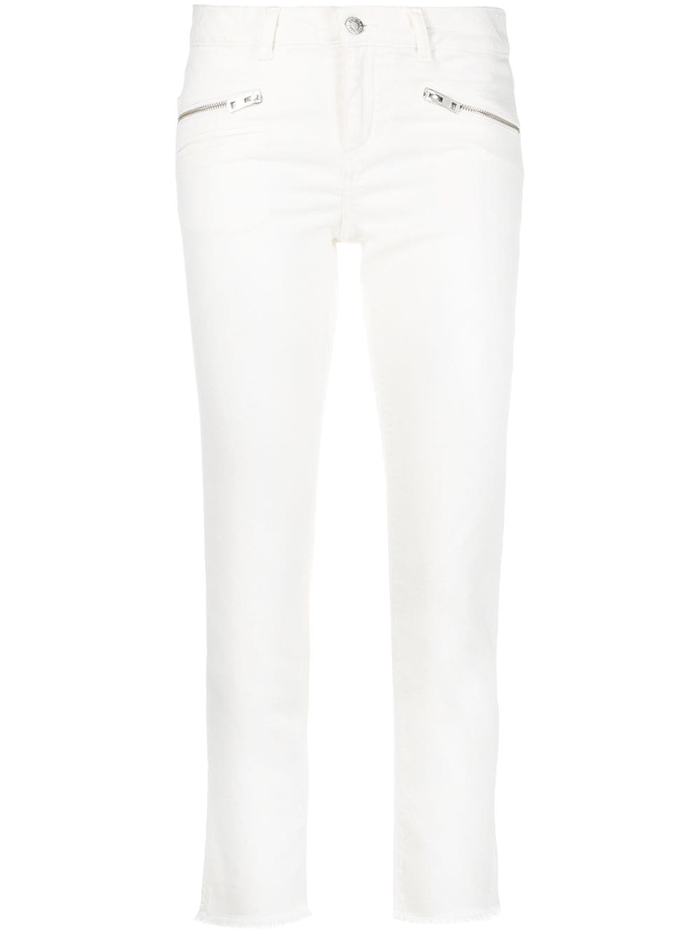 Zadig&Voltaire Ava cropped slim-cut jeans - White von Zadig&Voltaire