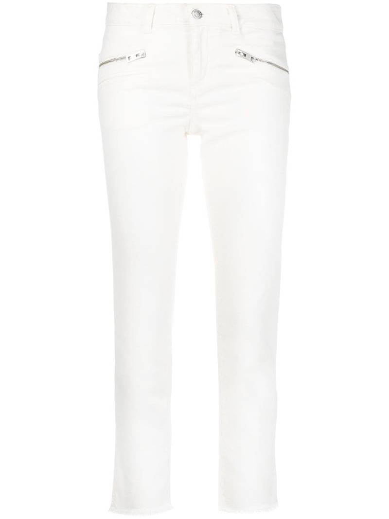 Zadig&Voltaire Ava cropped slim-cut jeans - White von Zadig&Voltaire