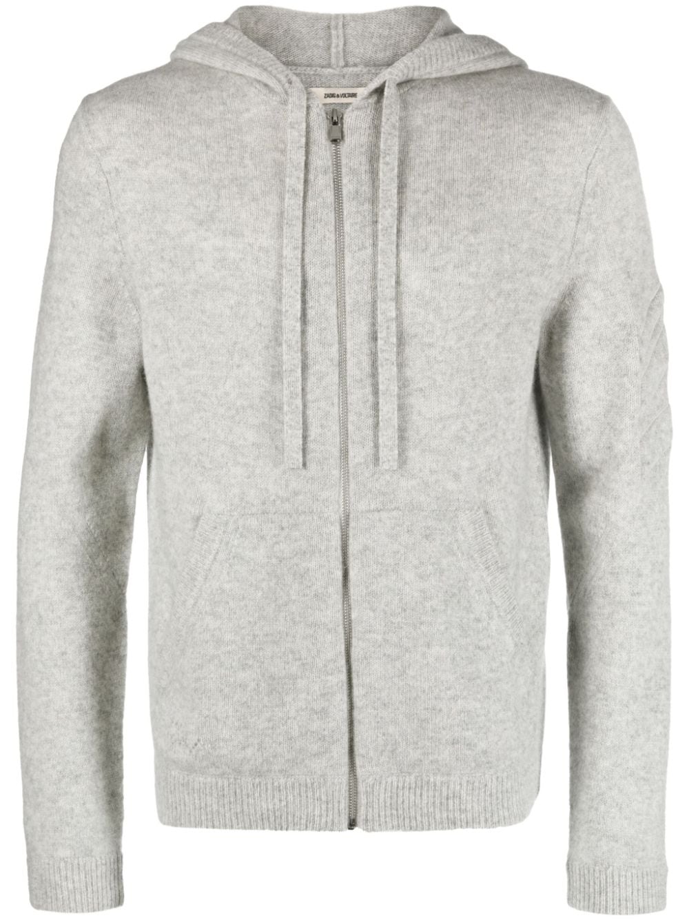 Zadig&Voltaire Clash zip-up hooded cardigan - Grey von Zadig&Voltaire