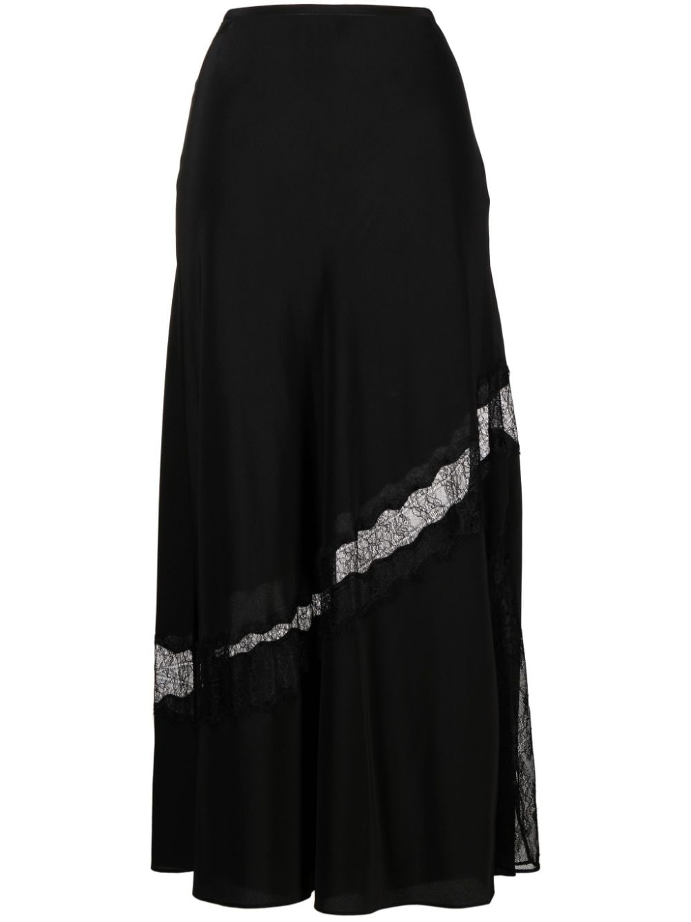 Zadig&Voltaire Jayal silk midi skirt - Black von Zadig&Voltaire