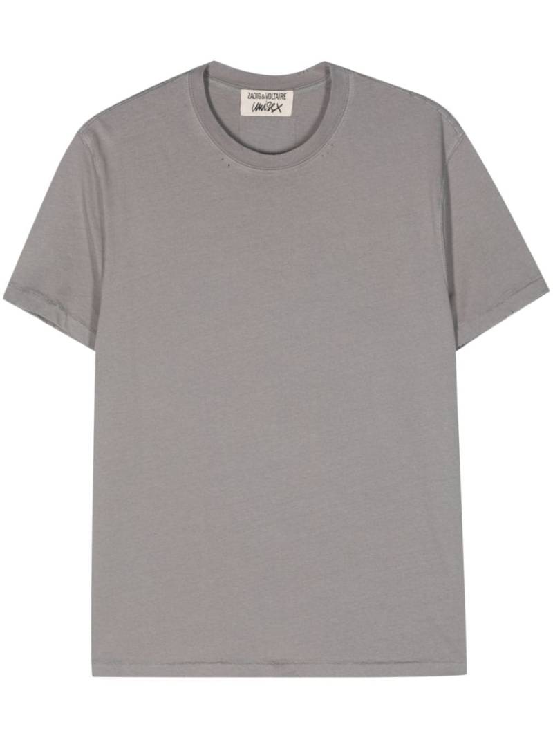 Zadig&Voltaire Jimmy SJ cotton T-shirt - Grey von Zadig&Voltaire