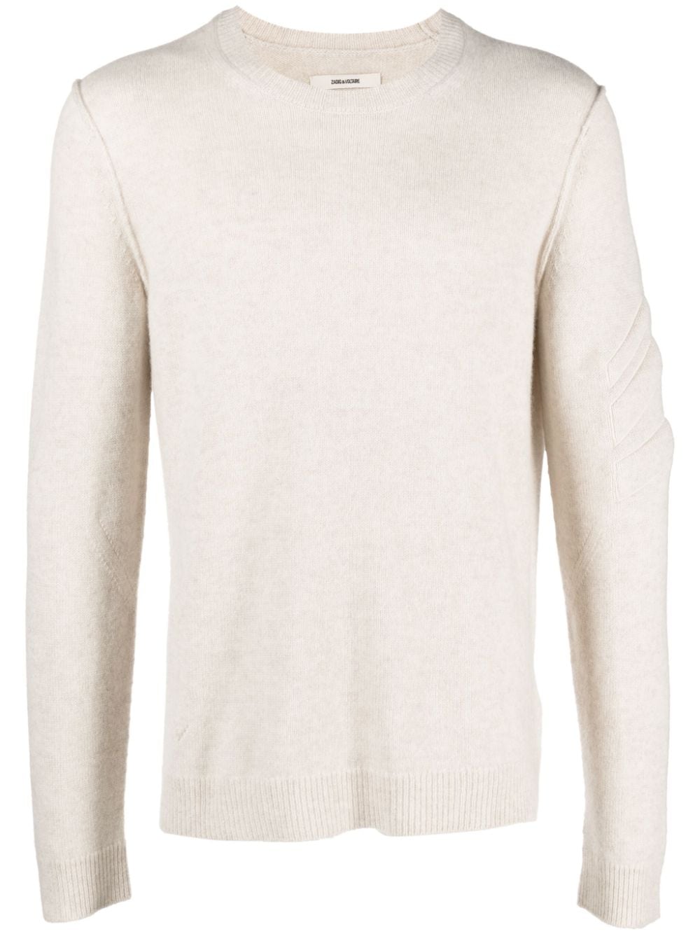 Zadig&Voltaire Kennedy crew-neck cashmere jumper - Neutrals von Zadig&Voltaire