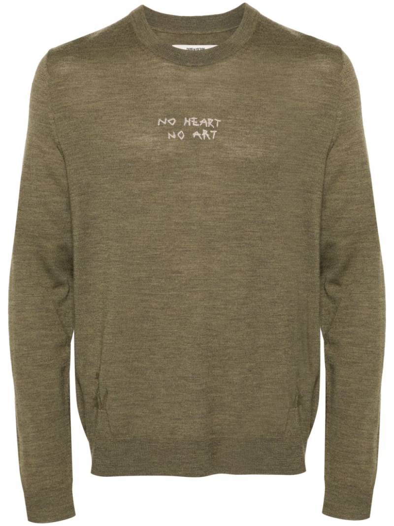 Zadig&Voltaire Kennedy merino jumper - Green von Zadig&Voltaire