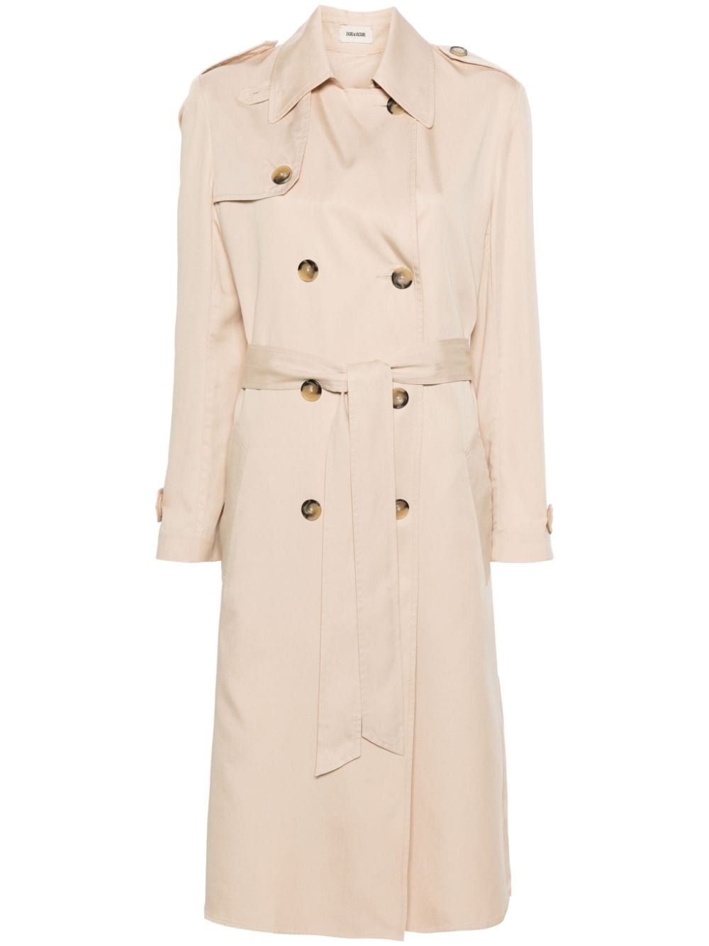 Zadig&Voltaire La Parisienne belted trench coat - Neutrals von Zadig&Voltaire