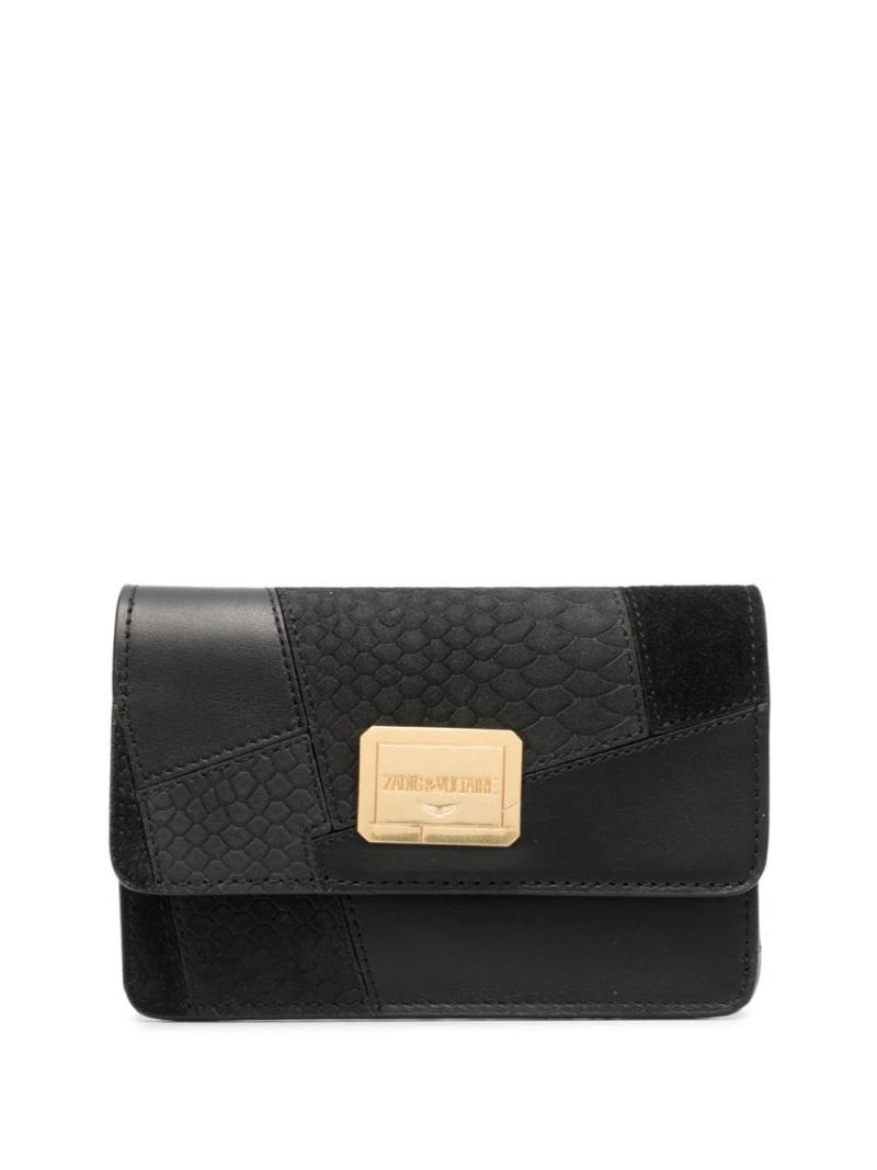 Zadig&Voltaire Le Cecilia calf-leather wallet - Black von Zadig&Voltaire