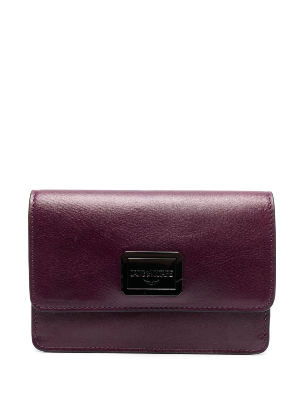 Zadig&Voltaire Le Cecilia leather wallet - Purple von Zadig&Voltaire