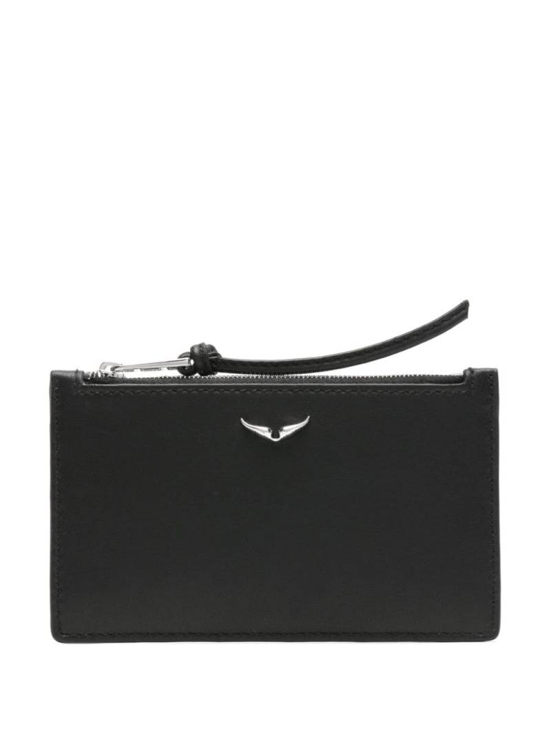 Zadig&Voltaire Long Eternal leather coin purse - Black von Zadig&Voltaire