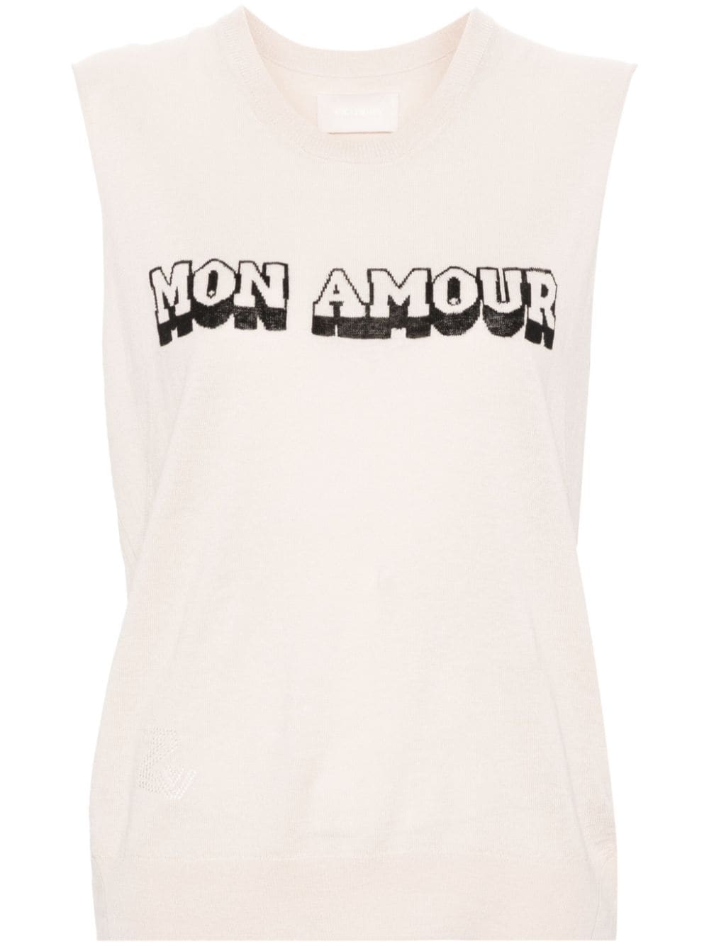 Zadig&Voltaire Nida Li Mon Amour knitted top - Neutrals von Zadig&Voltaire