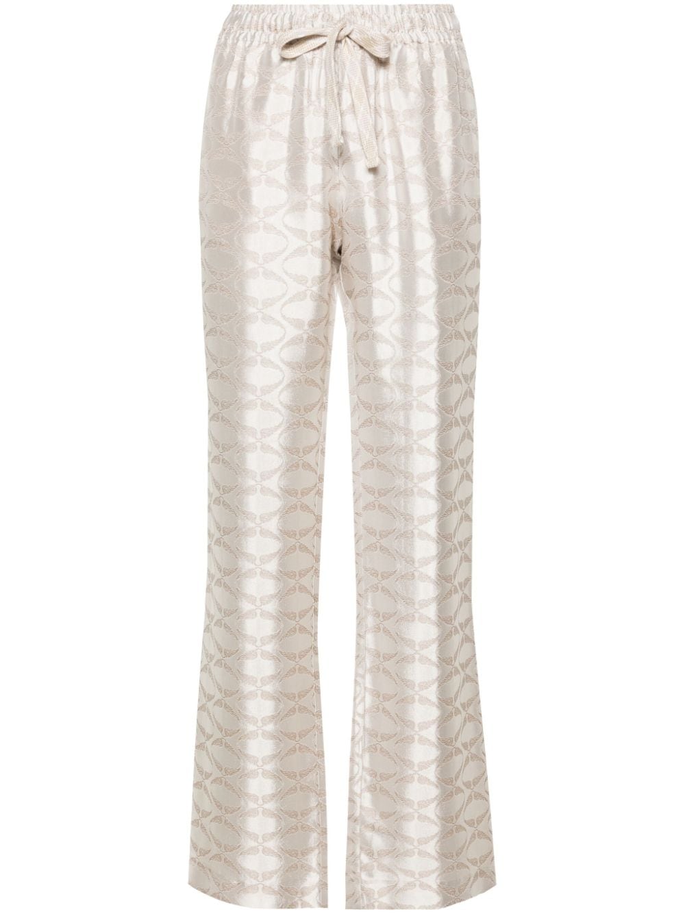 Zadig&Voltaire Pomy jacquard trousers - Brown von Zadig&Voltaire