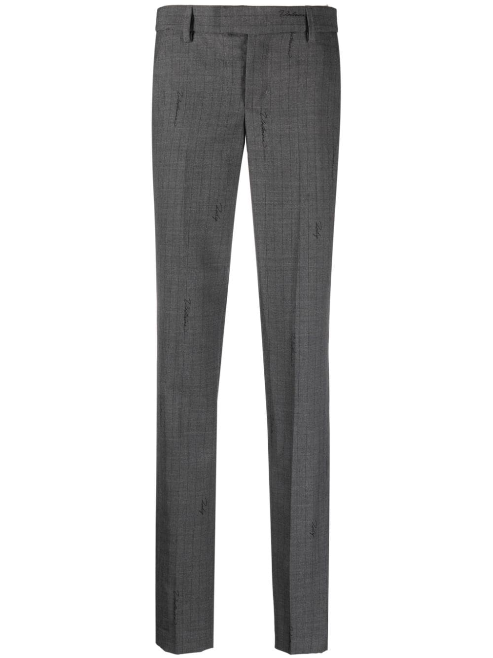 Zadig&Voltaire Prune striped slim trousers - Grey von Zadig&Voltaire