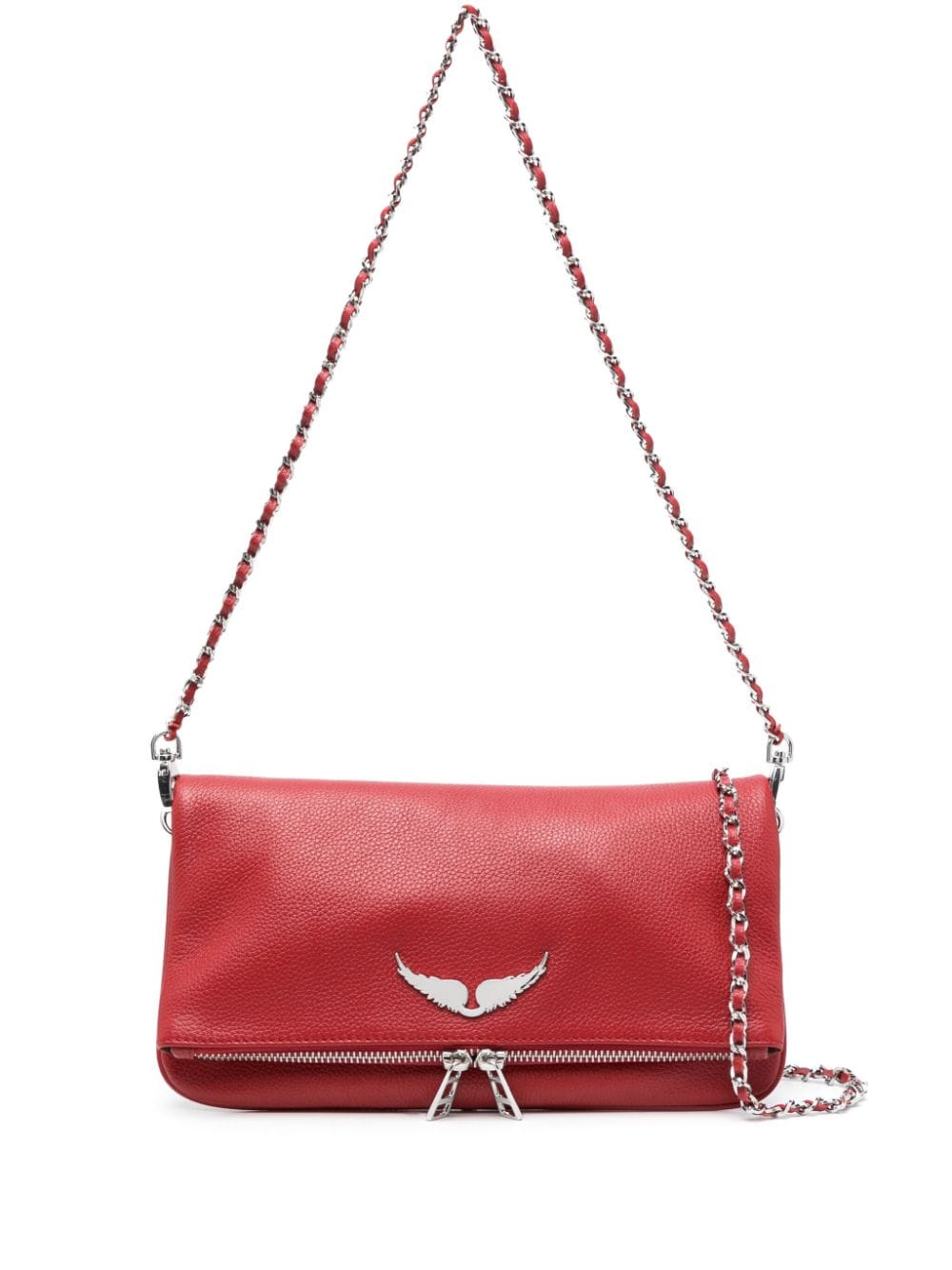 Zadig&Voltaire Rock leather crossbody bag - Red von Zadig&Voltaire