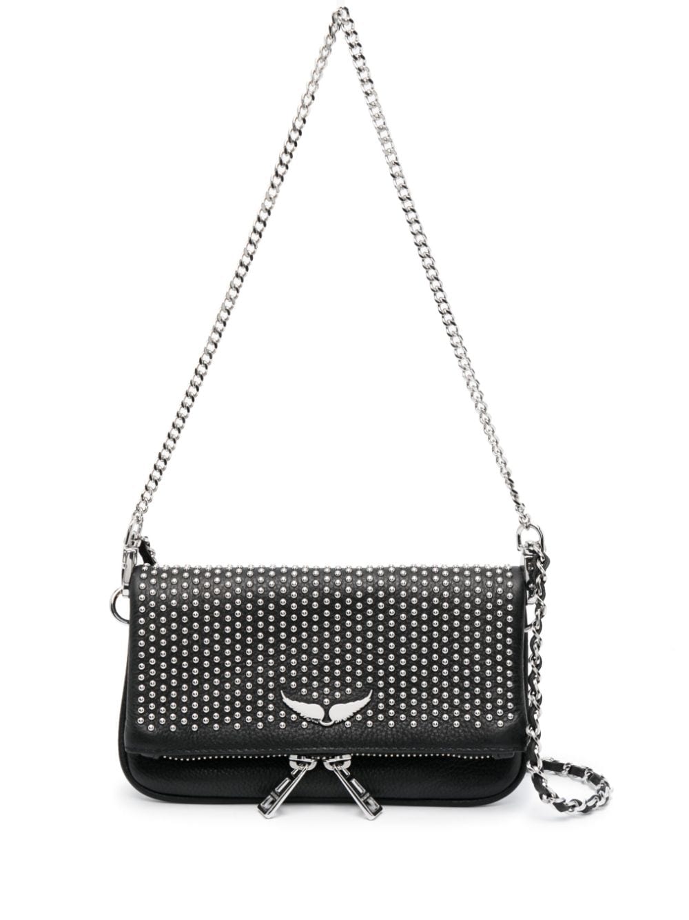 Zadig&Voltaire nano Rock studded crossbody bag - Black von Zadig&Voltaire