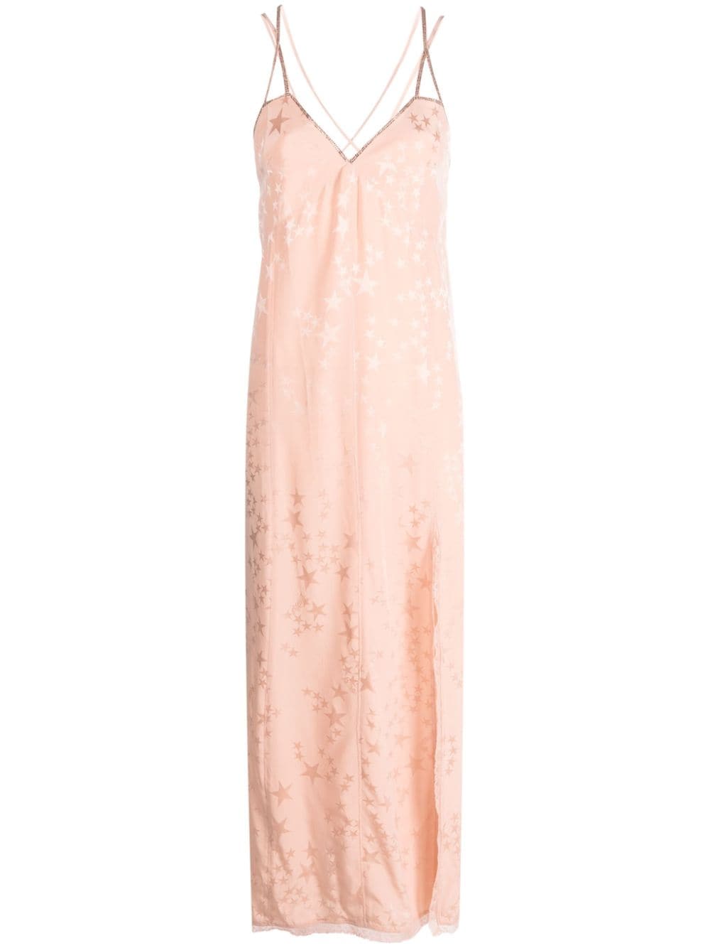 Zadig&Voltaire Rohal star-jacquard silk dress - Pink von Zadig&Voltaire