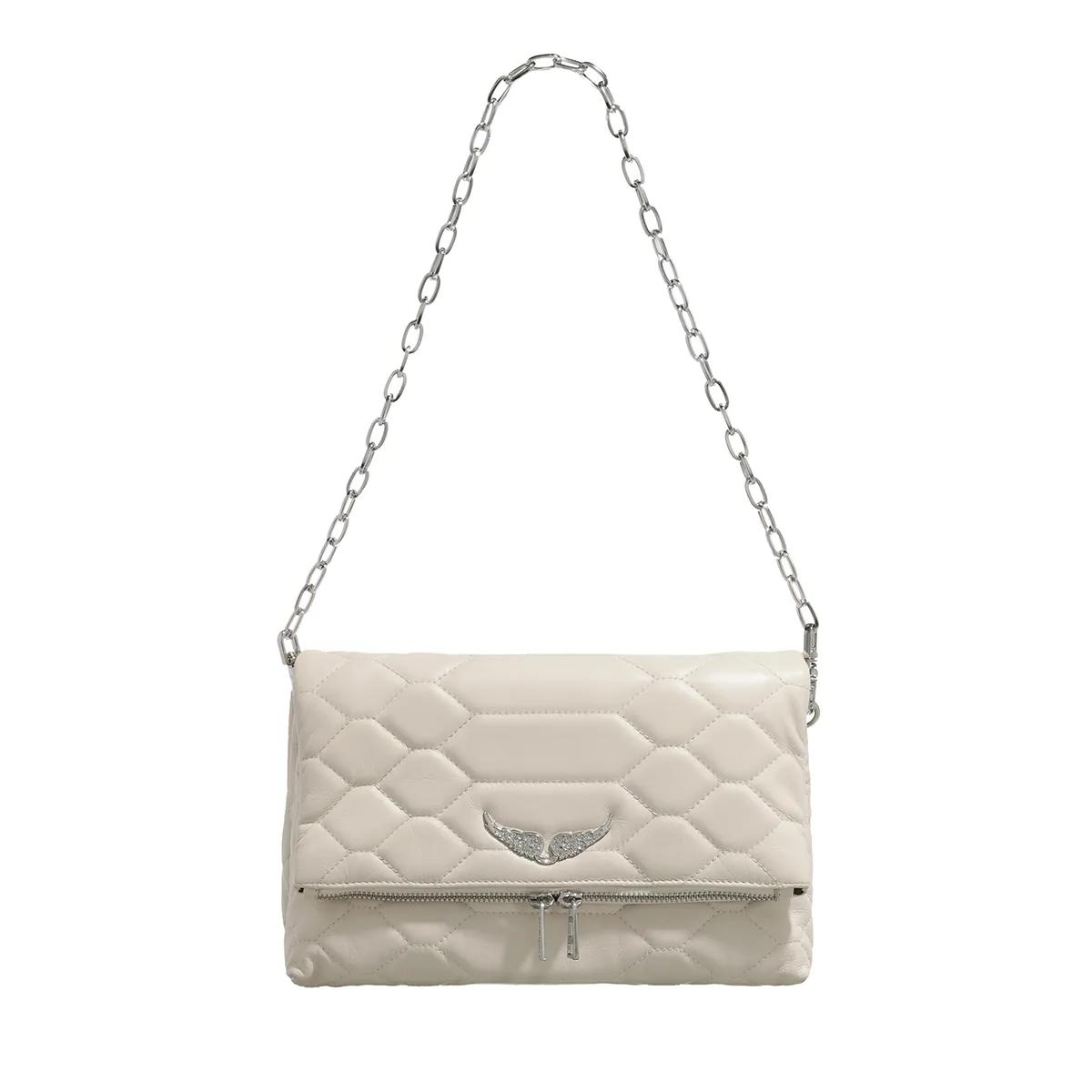 Zadig & Voltaire Schultertasche - Rocky XL Mat Scale - Gr. unisize - in Creme - für Damen Zadig & Voltaire Schultertasche - Rocky XL Mat Scale - Gr. unisize - in Creme - für Damen von Zadig & Voltaire