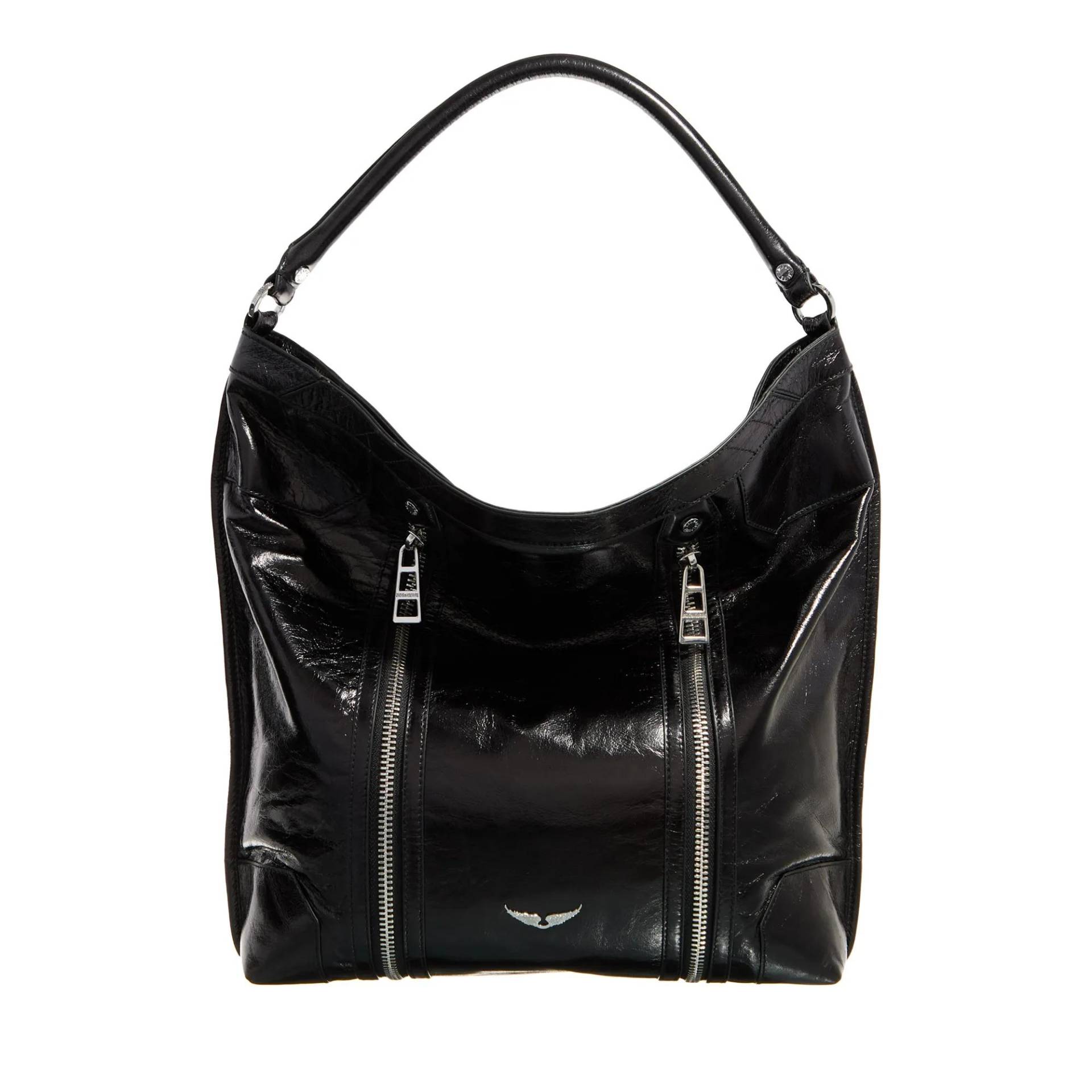 Zadig & Voltaire Schultertasche - Sunny Hobo Vintage Patent - Gr. unisize - in Schwarz - für Damen Zadig & Voltaire Schultertasche - Sunny Hobo Vintage Patent - Gr. unisize - in Schwarz - für Damen von Zadig & Voltaire