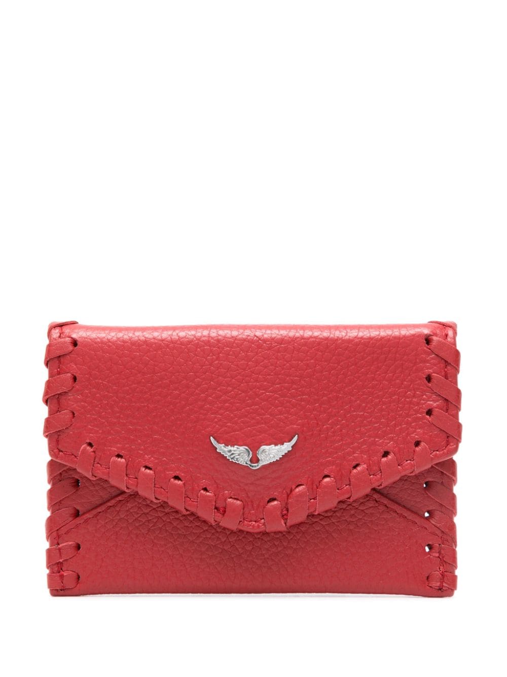 Zadig&Voltaire Secret leather cardholder - Red von Zadig&Voltaire