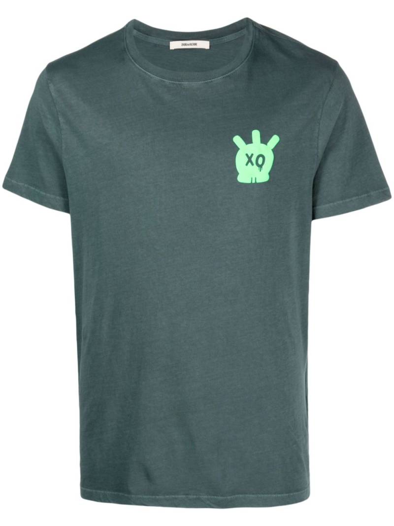 Zadig&Voltaire Tommy Skull cotton T-shirt - Green von Zadig&Voltaire