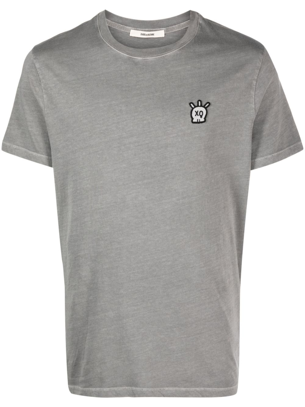 Zadig&Voltaire Tommy Skull cotton T-shirt - Grey von Zadig&Voltaire