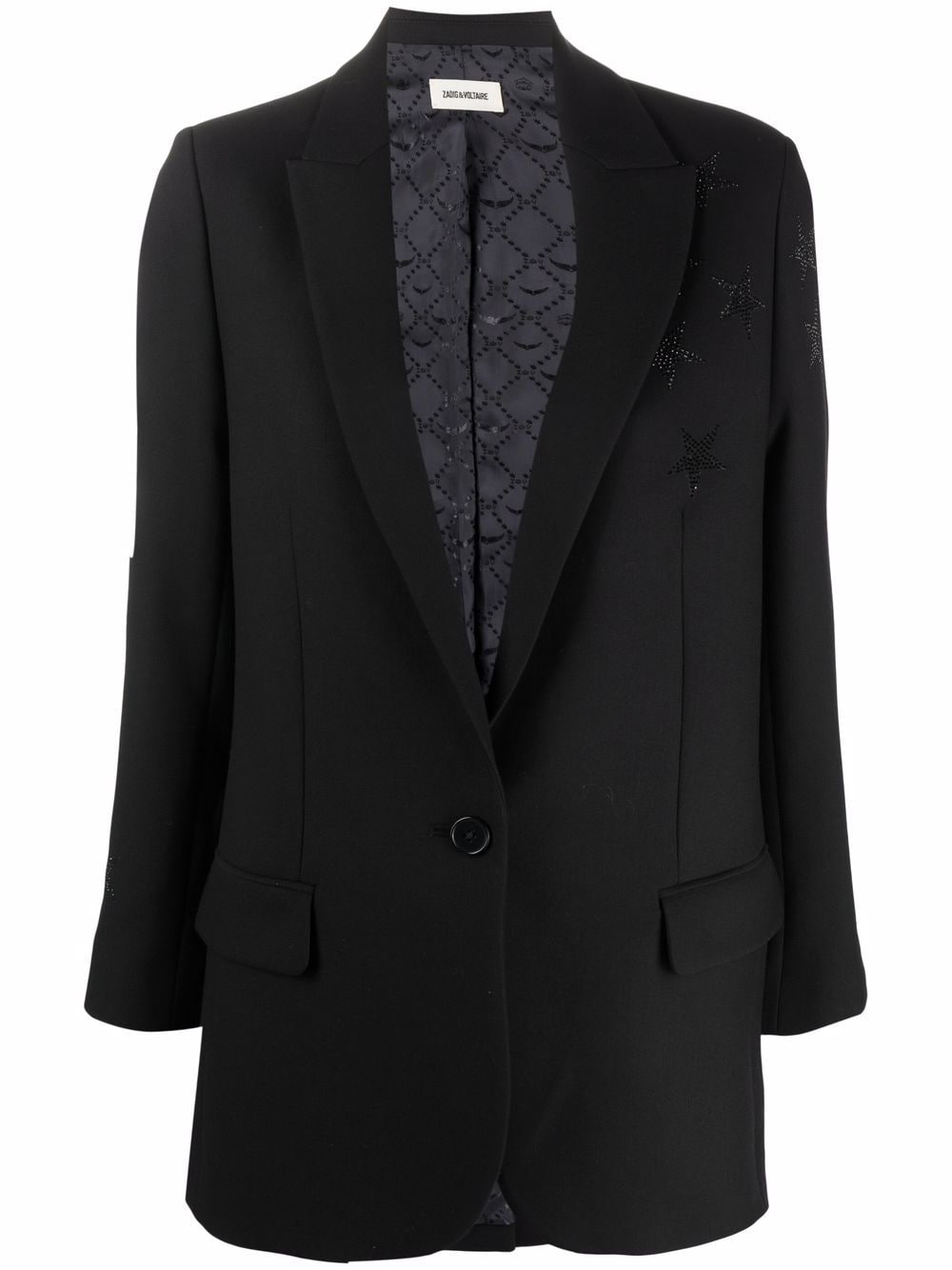 Zadig&Voltaire Viva crystal-star blazer - Black von Zadig&Voltaire