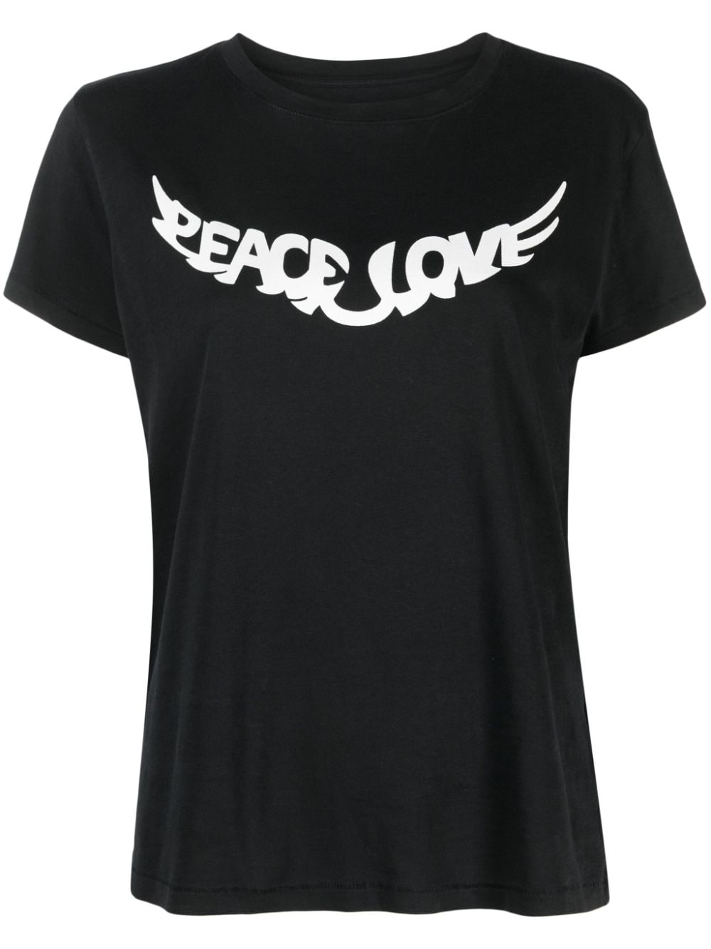 Zadig&Voltaire Walk Peace & Love cotton T-shirt - Black von Zadig&Voltaire