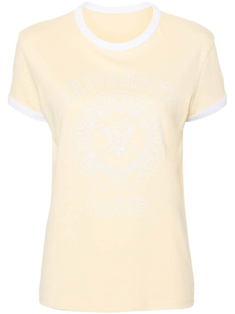 Zadig&Voltaire Walk University Diamanté T-shirt - Yellow von Zadig&Voltaire