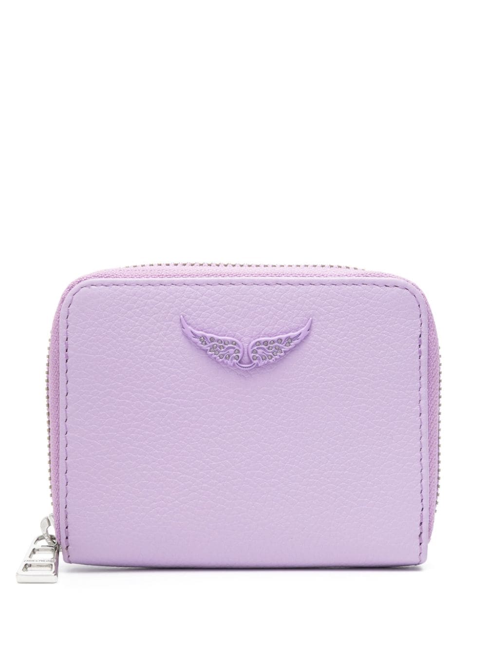 Zadig&Voltaire Wings-plaque leather wallet - Purple von Zadig&Voltaire