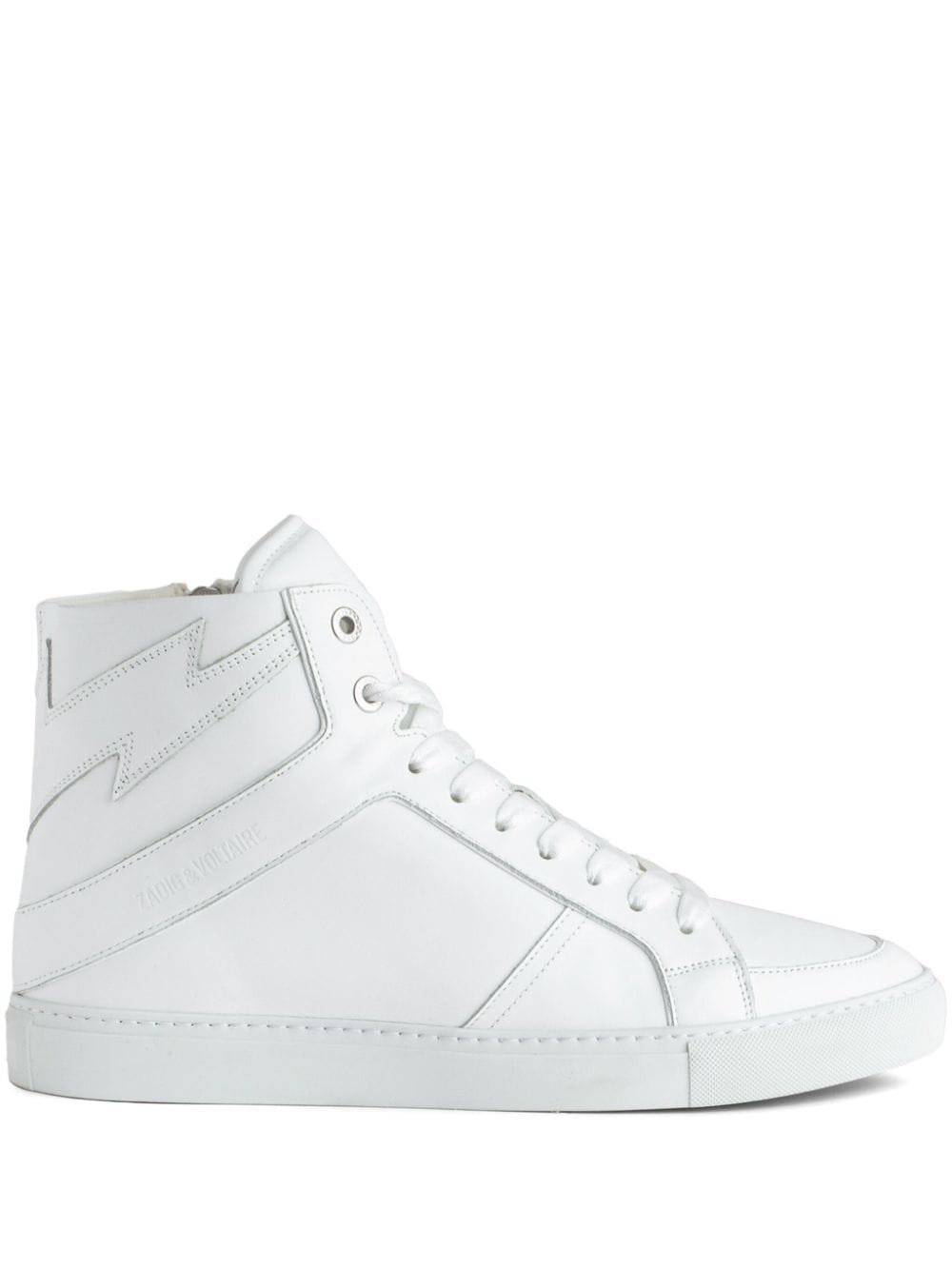 Zadig&Voltaire ZV1747 leather high-top sneakers - White von Zadig&Voltaire