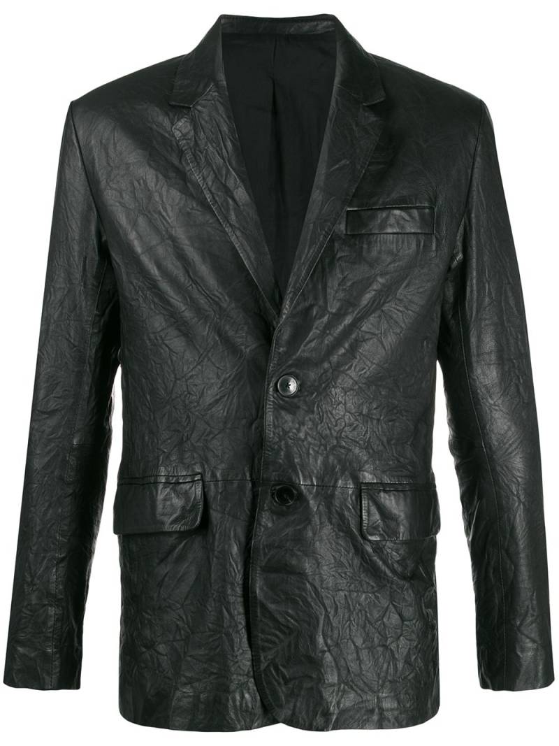 Zadig&Voltaire crinkle effect blazer - Black von Zadig&Voltaire