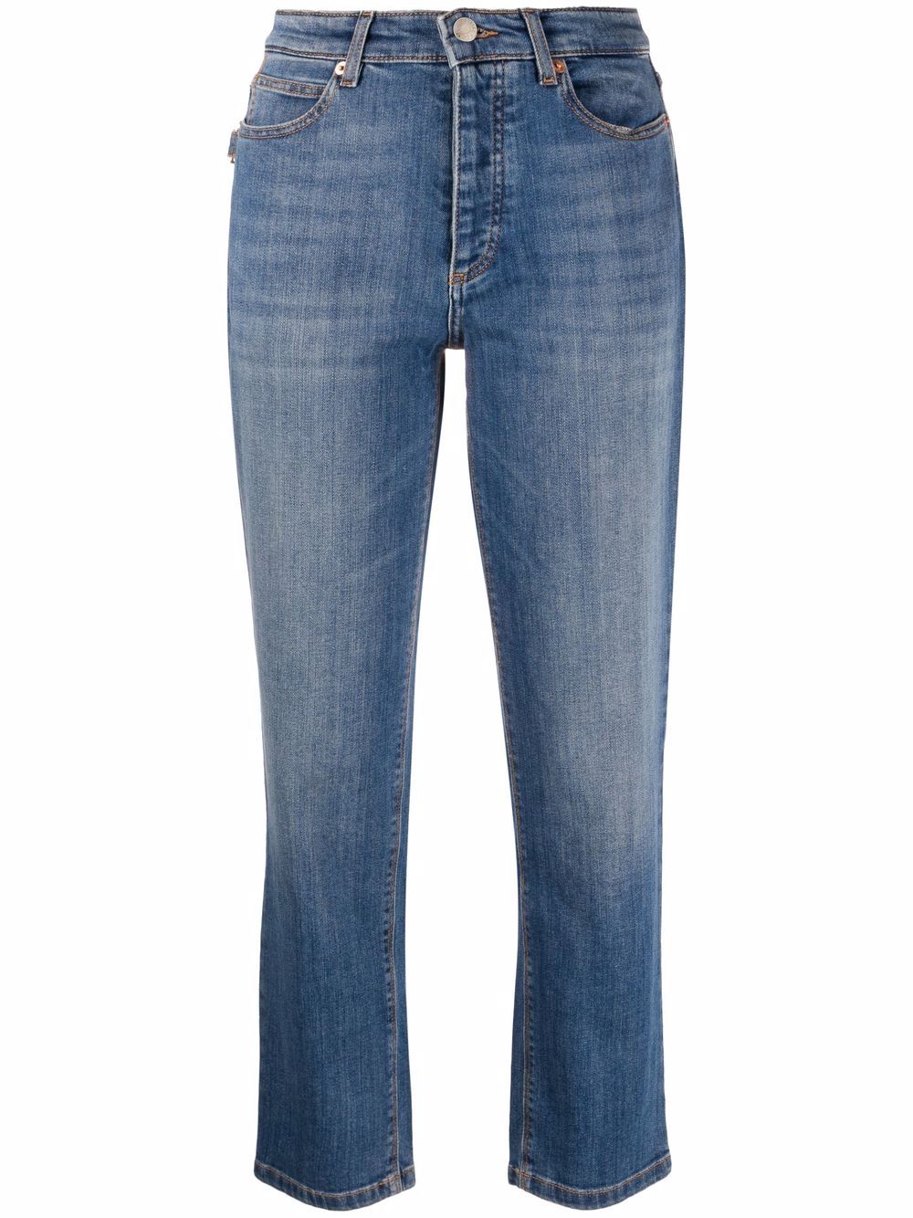 Zadig&Voltaire cropped slim-fit jeans - Blue von Zadig&Voltaire