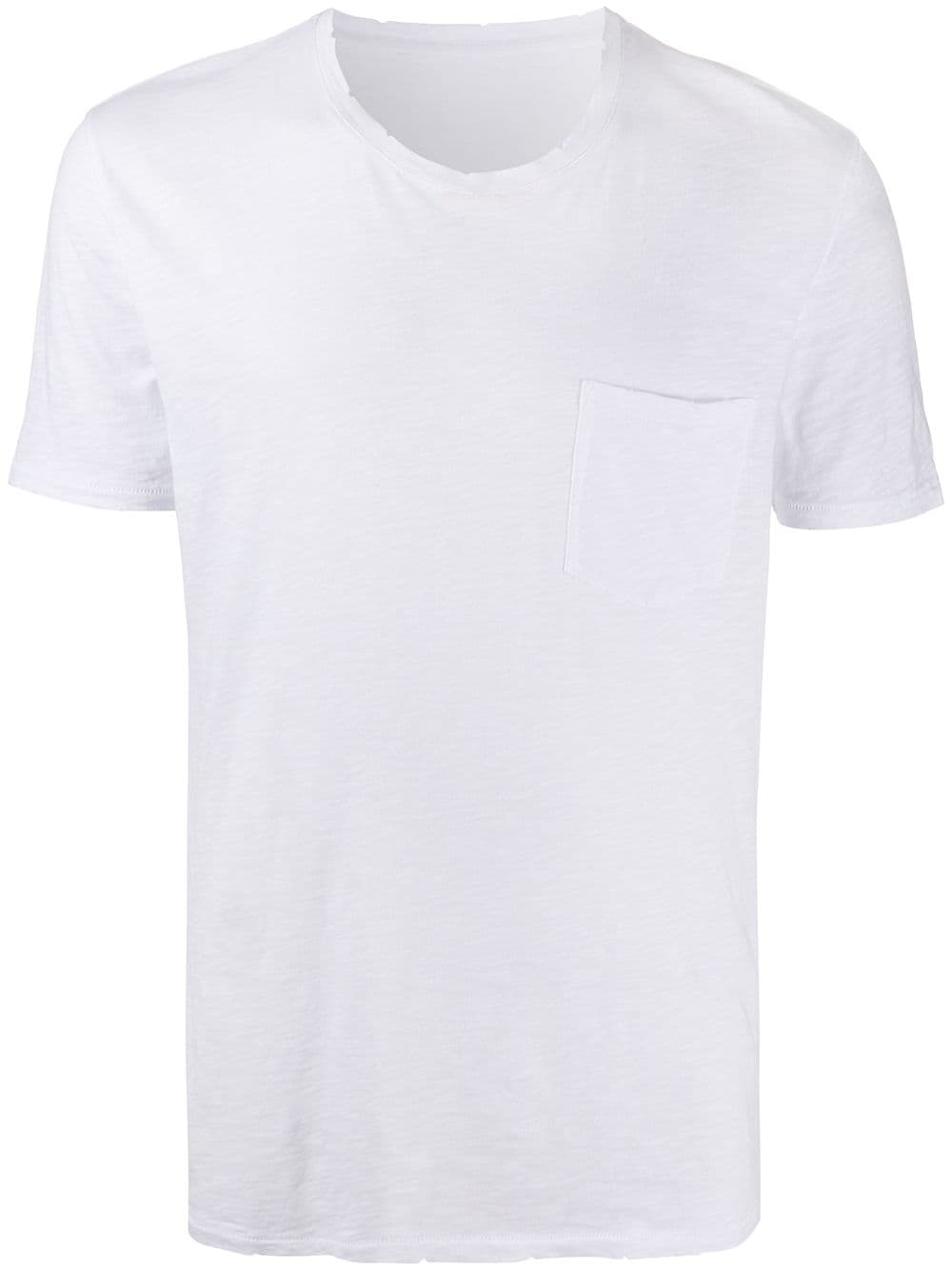 Zadig&Voltaire distressed burnout T-shirt - White von Zadig&Voltaire