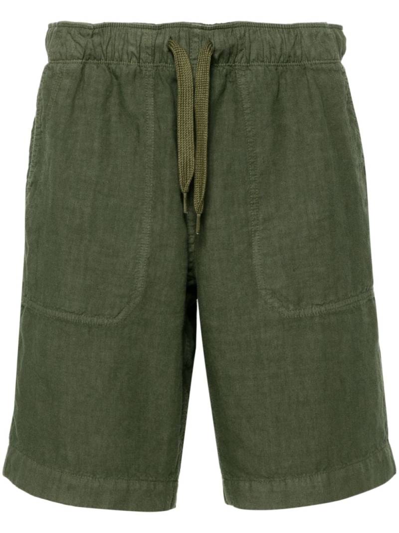 Zadig&Voltaire drawstring-waist linen shorts - Green von Zadig&Voltaire