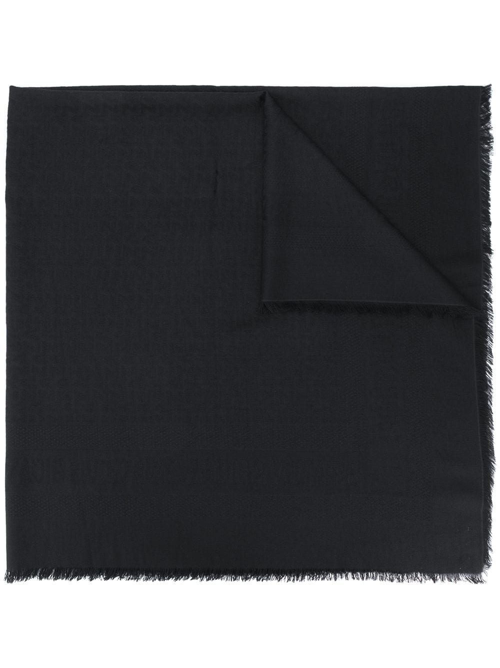 Zadig&Voltaire frayed-edge scarf - Black von Zadig&Voltaire