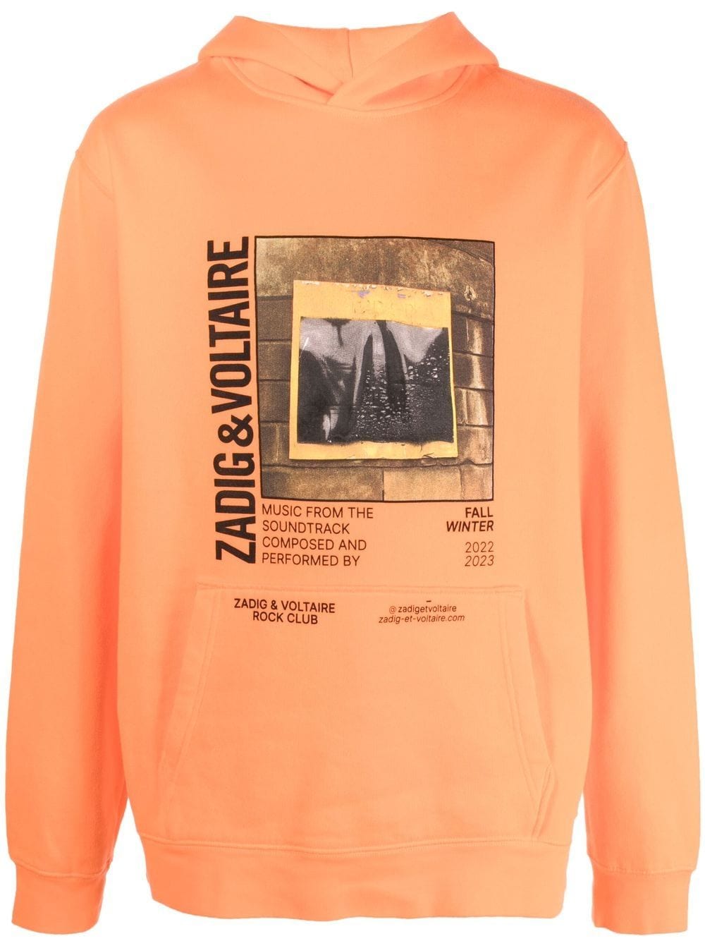 Zadig&Voltaire graphic-print hoodie - Orange von Zadig&Voltaire