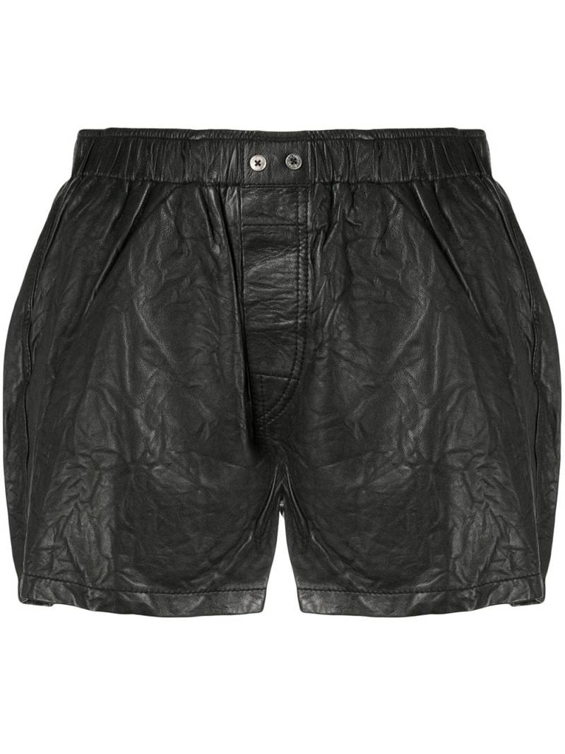 Zadig&Voltaire high-rise crinkle shorts - Black von Zadig&Voltaire