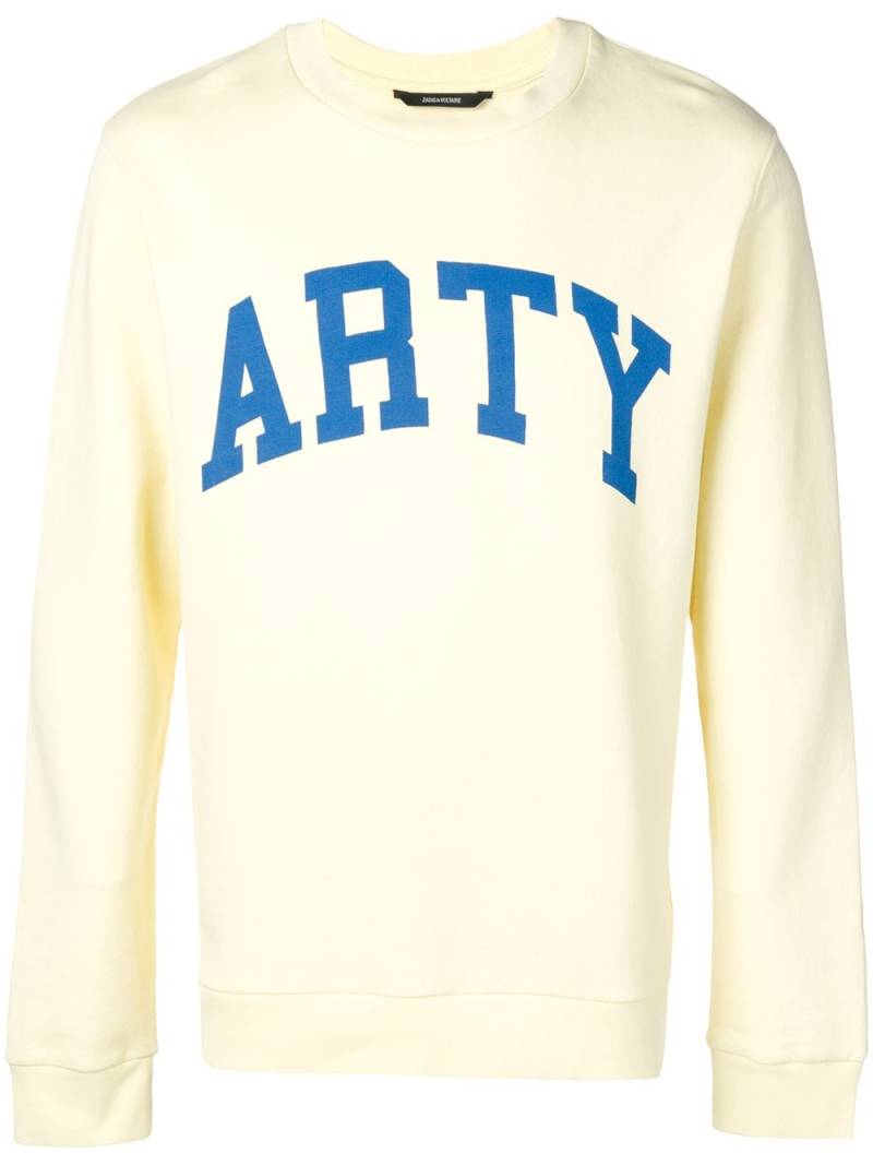 Zadig&Voltaire printed 'Arty' sweatshirt - Yellow von Zadig&Voltaire