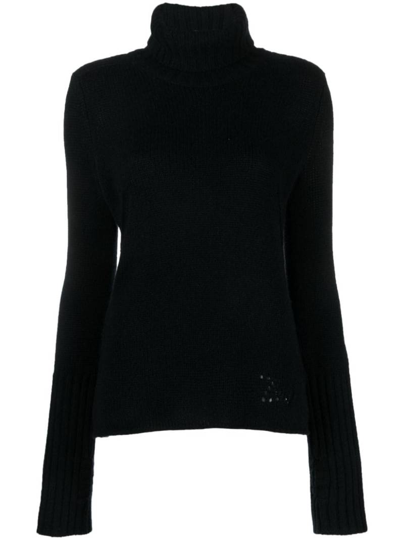 Zadig&Voltaire roll-neck cashmere jumper - Black von Zadig&Voltaire