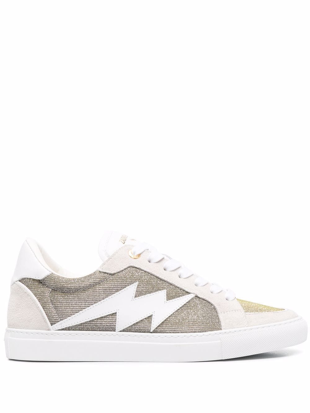 Zadig&Voltaire side logo-patch sneakers - Grey von Zadig&Voltaire