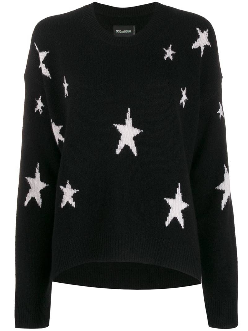 Zadig&Voltaire star print sweater - Black von Zadig&Voltaire