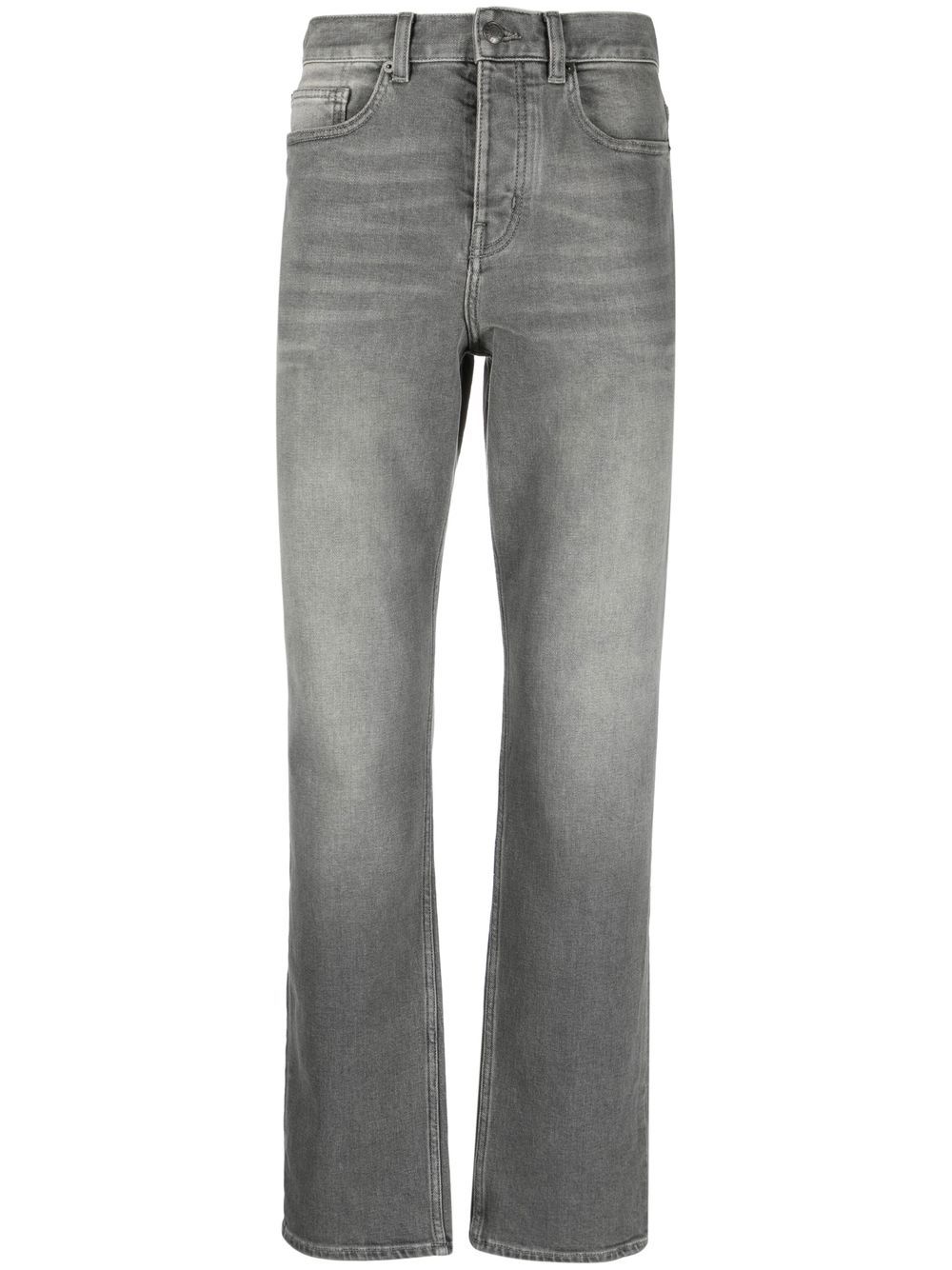 Zadig&Voltaire stonewashed straight-leg jeans - Grey von Zadig&Voltaire