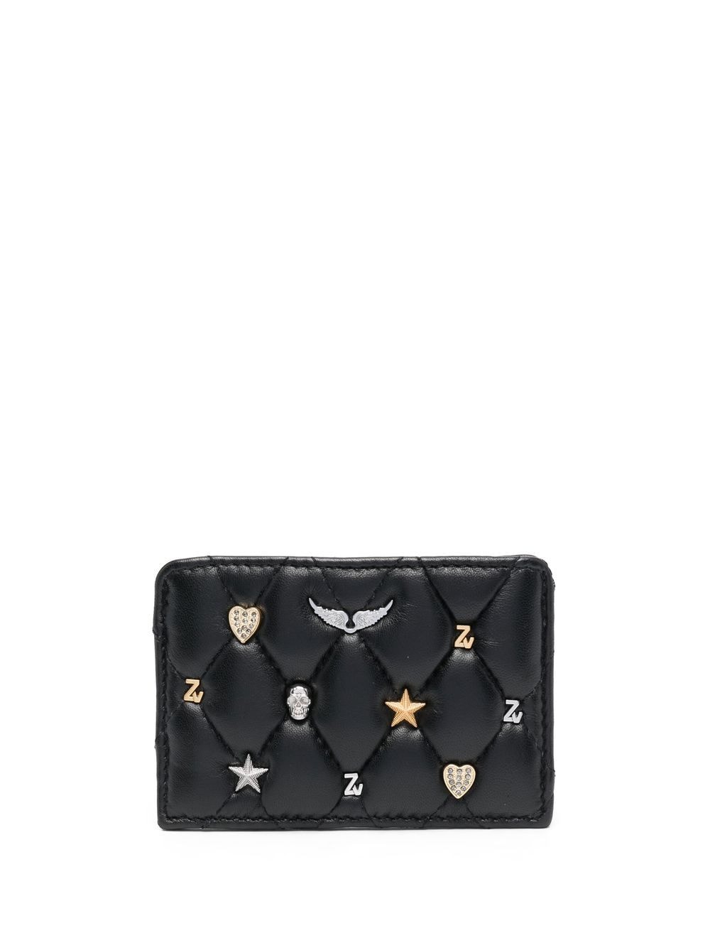 Zadig&Voltaire stud-detail cardholder - Black von Zadig&Voltaire