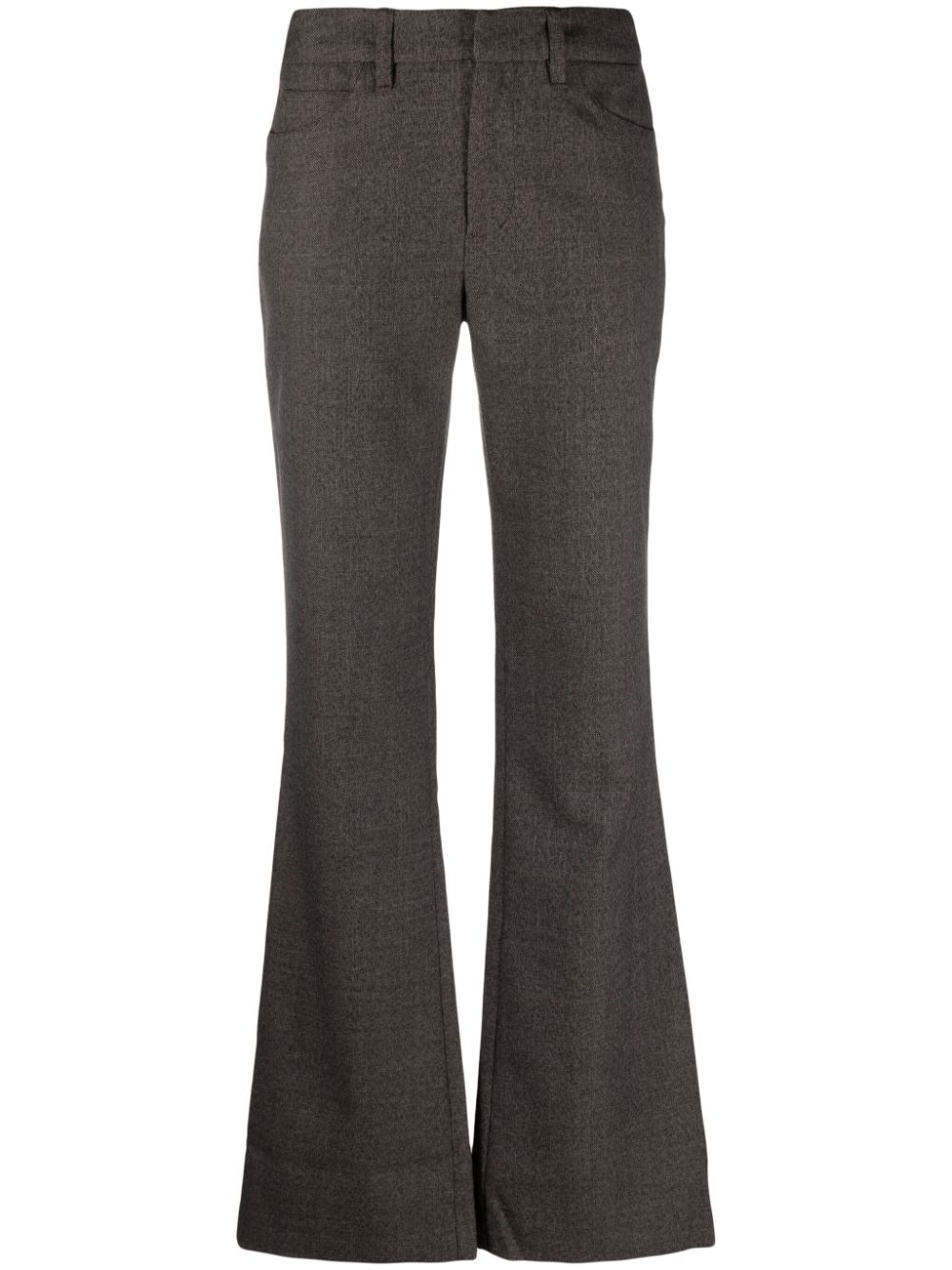 Zadig&Voltaire tailored flared wool trousers - Grey von Zadig&Voltaire