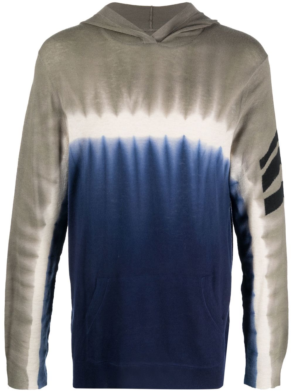 Zadig&Voltaire tie-dye cashmere hoodie - Blue von Zadig&Voltaire