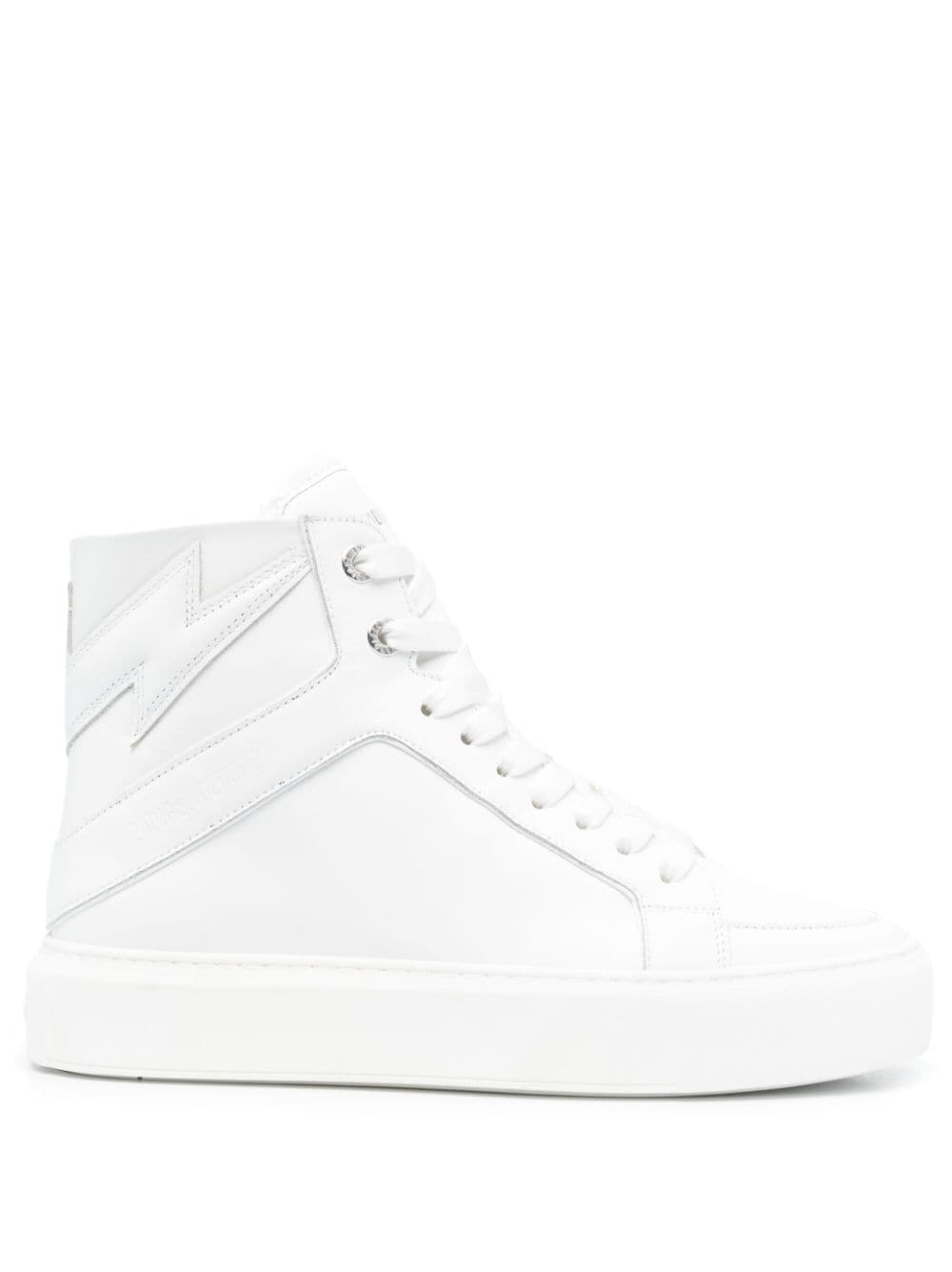 Zadig&Voltaire tonal high-top sneakers - White von Zadig&Voltaire