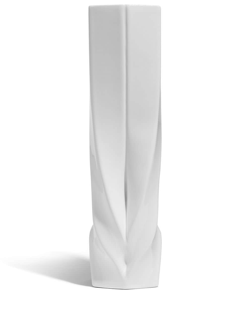 Zaha Hadid Design Braid tall vase - White von Zaha Hadid Design