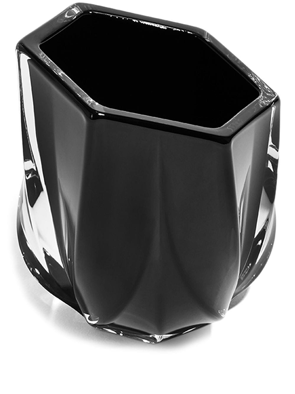 Zaha Hadid Design Shimmer tealight holder (10cm) - Black von Zaha Hadid Design