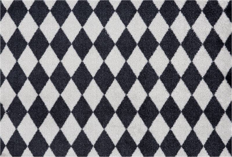 HANSE Home Fussmatte »Circus, Türmatte«, rechteckig, 7 mm Höhe, Rauten Design, Robust, Pflegeleicht, Waschbar, Rutschfest von HANSE Home