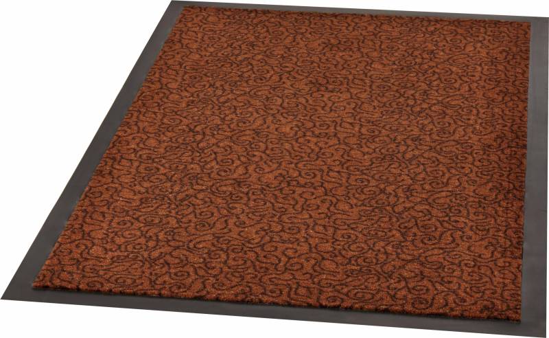 HANSE Home Fussmatte »Smart, Türmatte«, rechteckig, 7 mm Höhe, Schmutzfangteppich, Gemustert, Rutschfest, Robust, Waschbar, Schnörkel von HANSE Home